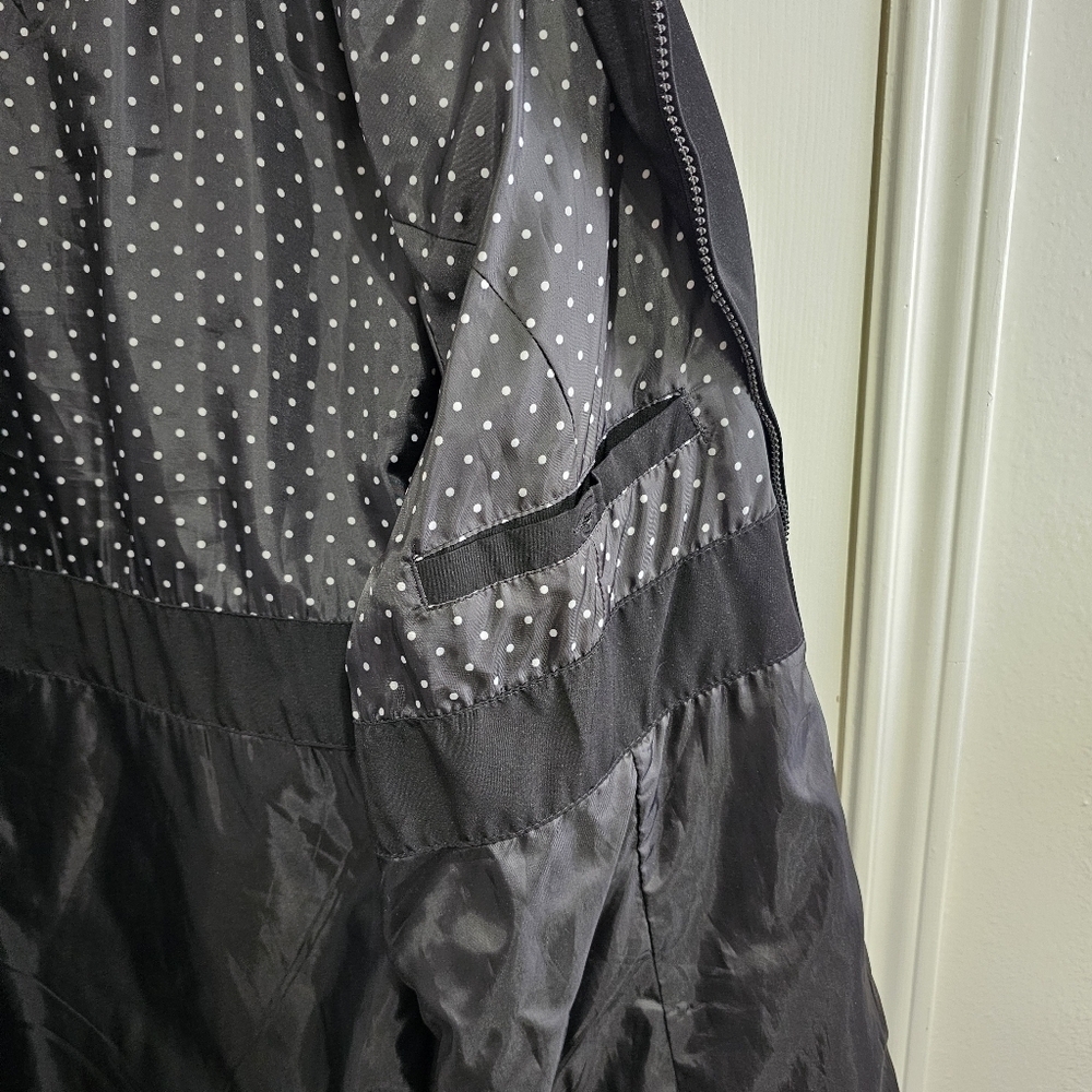 Fleet Street black belted lined raincoat size 2X - Picture 10 of 10